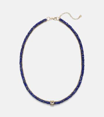 Collier en or 14 ct, lapis lazuli et diamants | Sydney Evan