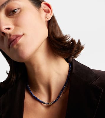 Collier en or 14 ct, lapis lazuli et diamants | Sydney Evan