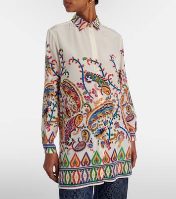 Paisley printed silk shirt | Etro