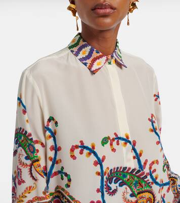Paisley printed silk shirt | Etro