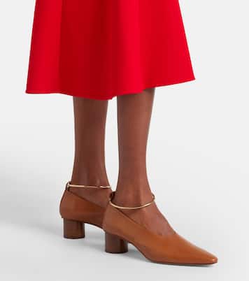 Ring leather pumps | Jil Sander