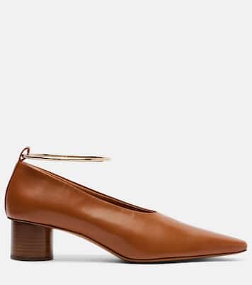 Ring leather pumps | Jil Sander