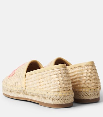 Bestickte Espadrilles aus Raffiabast | Chloé Kids