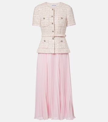 Embellished midi dress | Self-Portrait