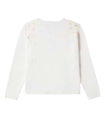 Jersey de algodón floral bordado | Tartine et Chocolat