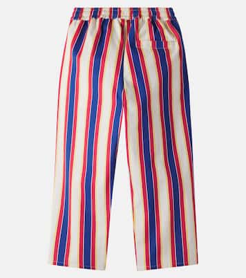 Pantalon droit Gorse rayé en coton | The New Society