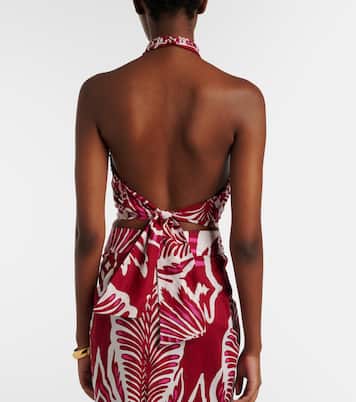 Top Suma en coton à fleurs | Poupette St Barth