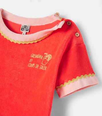 Livia cotton terry T-shirt and shorts set | Bonton