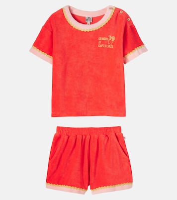 Livia cotton terry T-shirt and shorts set | Bonton