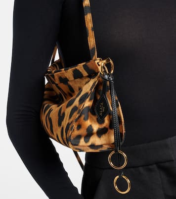 Le Click East West Medium printed shoulder bag | Alaïa