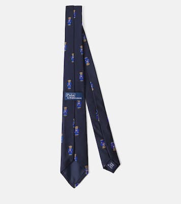 Polo Bear silk jacquard tie | Polo Ralph Lauren Kids