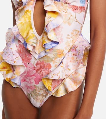 Maillot de bain Como à fleurs | Zimmermann