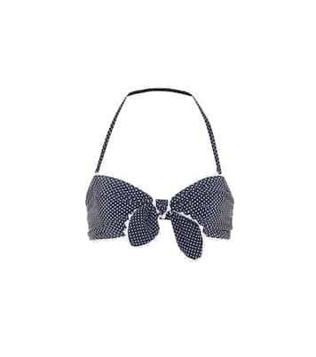 Coco polka-dot bikini top | Karla Colletto