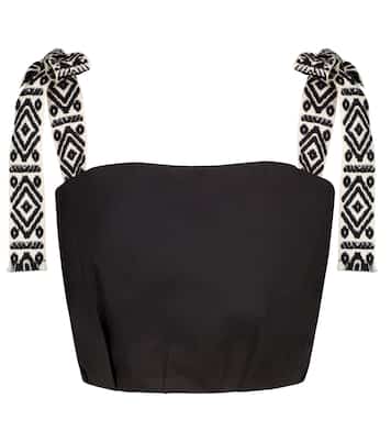 Top cropped Rituals in cotone | Johanna Ortiz