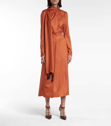 Midikleid Paros aus Seide | Gabriela Hearst