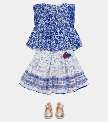 Bedruckter Minirock Ariel | Poupette St Barth Kids