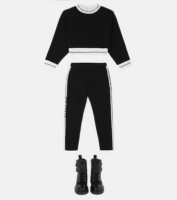 Cropped-Pullover aus Baumwolle | Balmain Kids