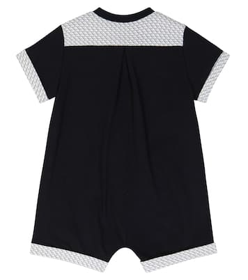 Bébé – Set combi-short et bavoir en coton | Emporio Armani Kids