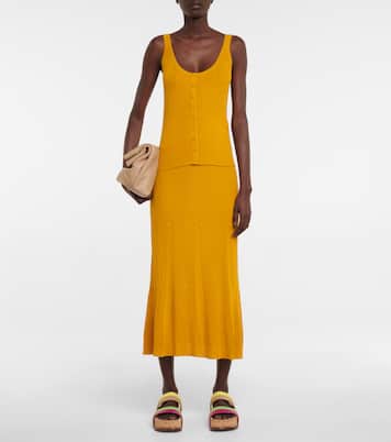 Tank top Fiorie de seda y cachemir | Gabriela Hearst