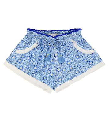 Lulu floral shorts | Poupette St Barth Kids
