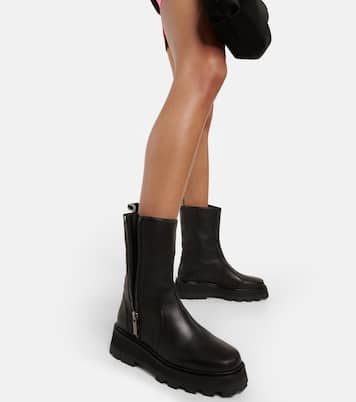 Ankle Boots Bayu aus Leder | Jimmy Choo