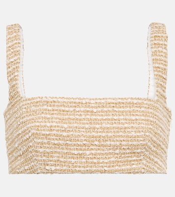 Cropped-Top aus einem Baumwollgemisch | Valentino