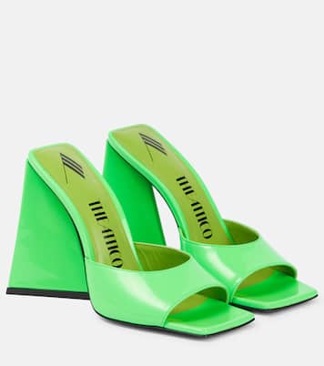 Mules Devon en cuir verni | The Attico