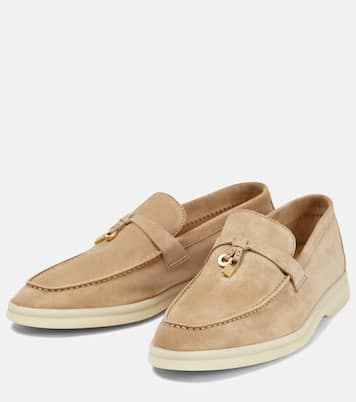 Mocassins Summer Charms Walk en daim | Loro Piana