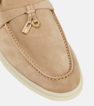 Mocassins Summer Charms Walk en daim | Loro Piana