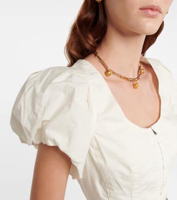 Cropped-Top Kalena aus Baumwollpopeline | Ulla Johnson