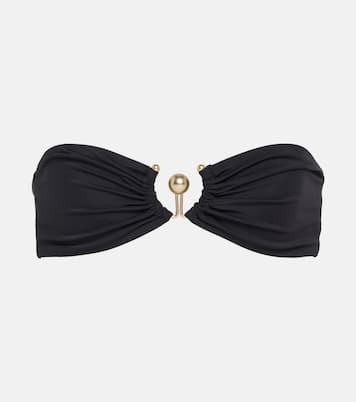 Haut de bikini bandeau à ornements | Christopher Esber