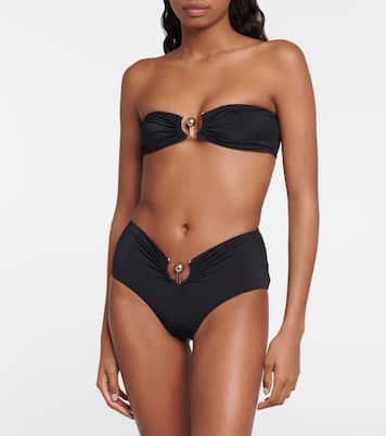 Haut de bikini bandeau à ornements | Christopher Esber