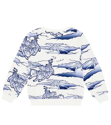 Printed cotton sweatshirt | Kenzo Kids