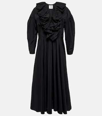 Abito midi con volant | Jil Sander