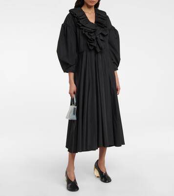 Abito midi con volant | Jil Sander
