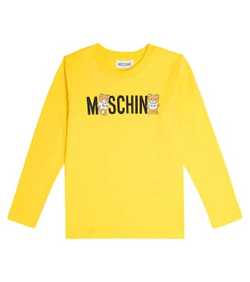 Set de top y camiseta en jersey de algodón | Moschino Kids
