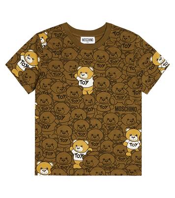 Set de top y camiseta en jersey de algodón | Moschino Kids