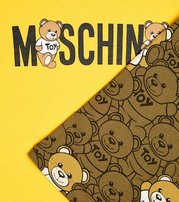 Set de top y camiseta en jersey de algodón | Moschino Kids