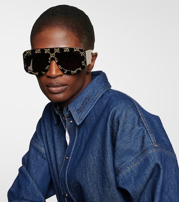 Gafas de sol cuadradas con GG | Gucci