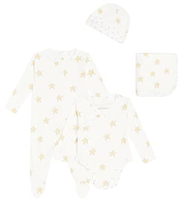 Bebé - set de mono, gorro y manta de algodón | Stella McCartney Kids