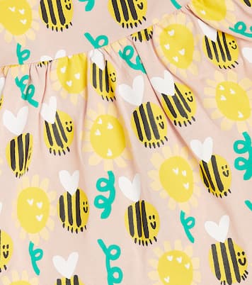 Baby - Abito Bees and Sunflowers in cotone  | Stella McCartney Kids