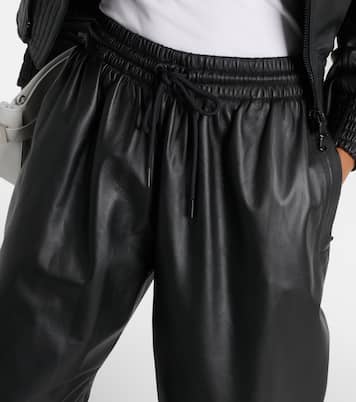 Weite Hose aus Leder | Wardrobe.NYC