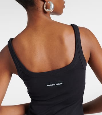 Top en coton mélangé à logo | Marine Serre