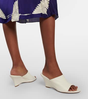 Mules con cuña Marion de piel | Khaite