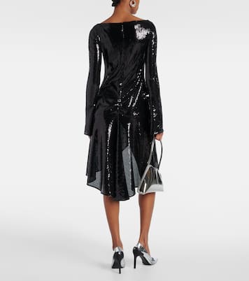Vestido midi Ellipse con lentejuelas | Courrèges