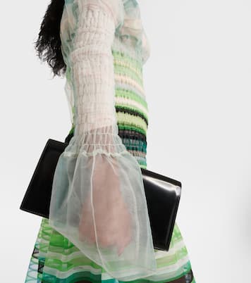 Striped smocked midi dress | Susan Fang
