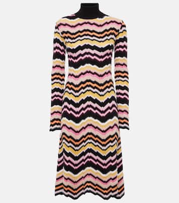 Vestido midi en zigzag | Missoni