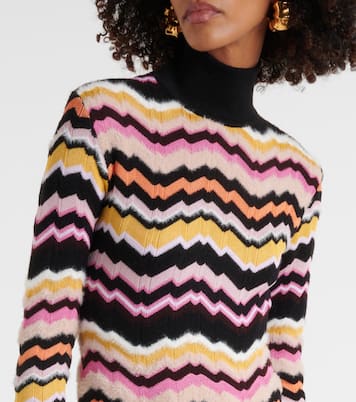 Vestido midi en zigzag | Missoni
