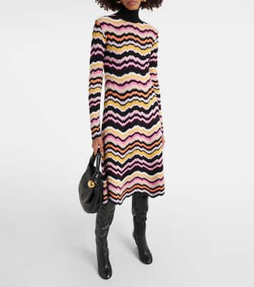 Vestido midi en zigzag | Missoni