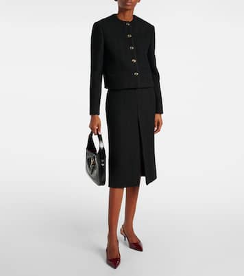 Wool-blend tweed jacket | Gucci